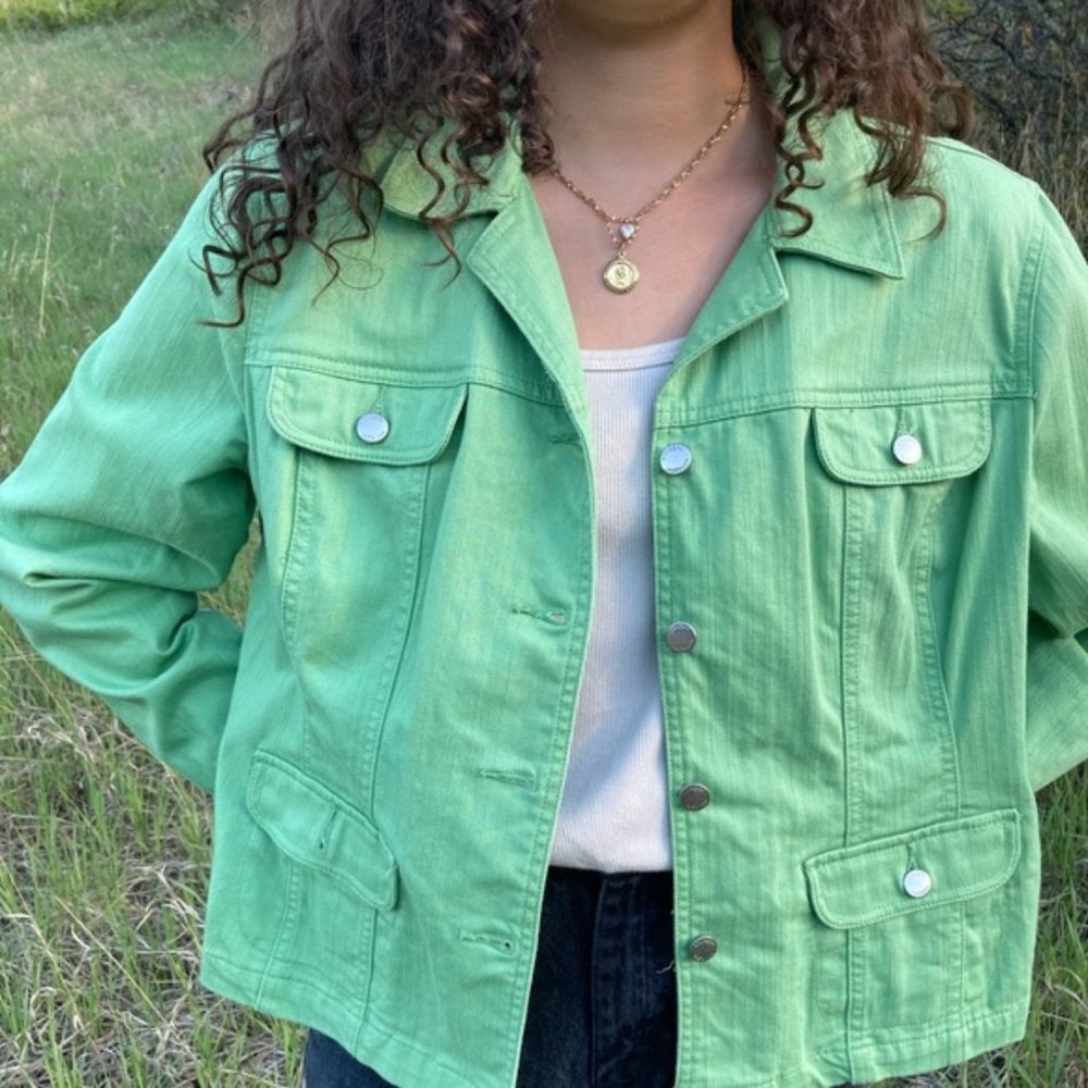 villager green jacket